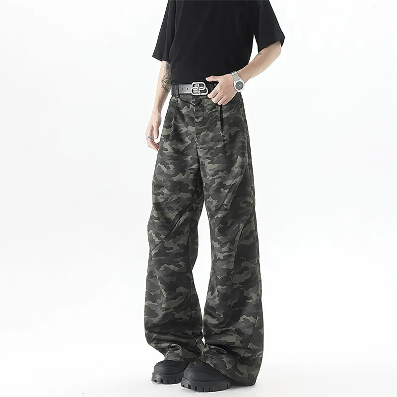 WKOOG Casual Pants Unisex Camouflage-4