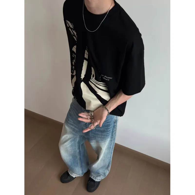 WKOOG T Shirts Unisex Black-5