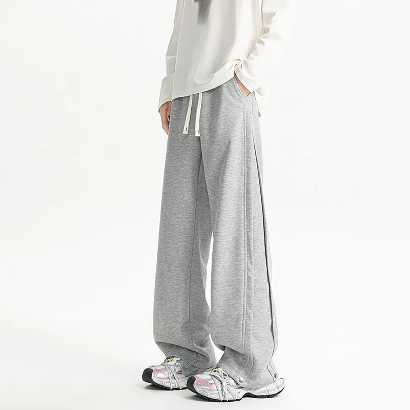 WKOOG Casual Pants Unisex Navy Blue-10