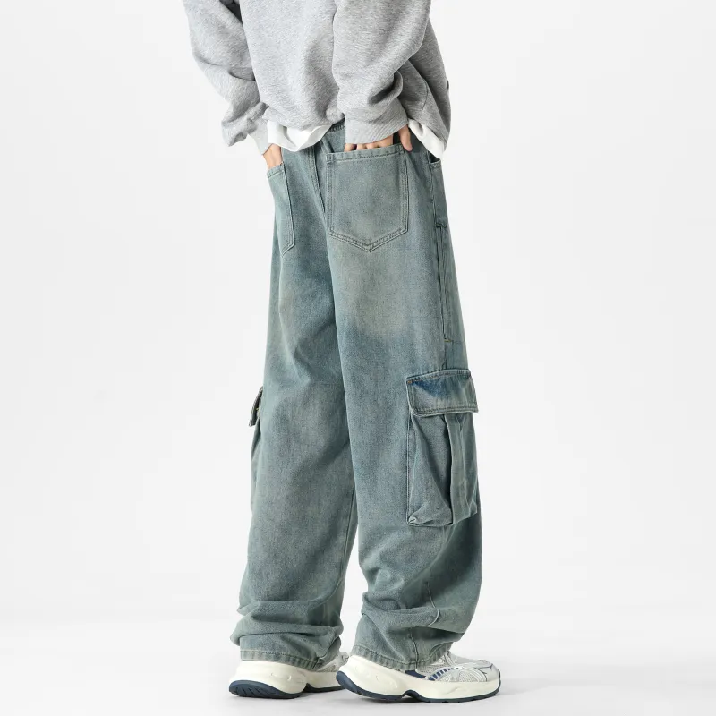 WKOOG Jeans Unisex Blue-4