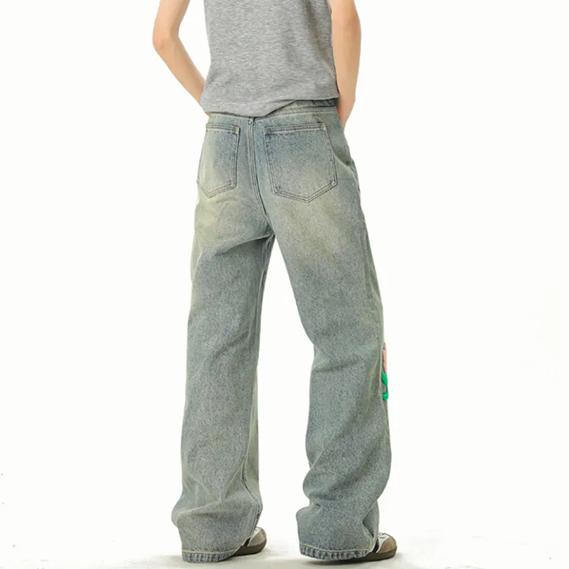 WKOOG Jeans Unisex Blue-5