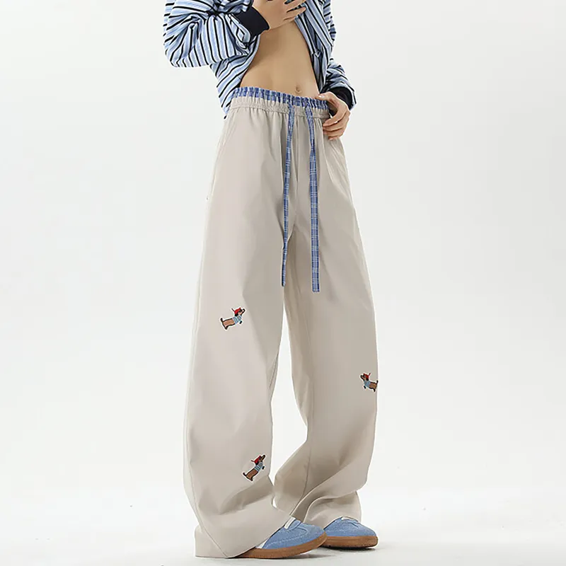 PANDA ADEVIL Teenagers Loose Fit Straight Fit Casual Sports Pants Unisex-20