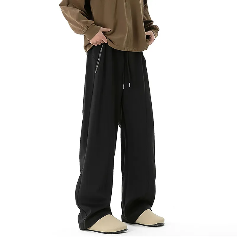 WKOOG Casual Pants Unisex Navy Blue-11