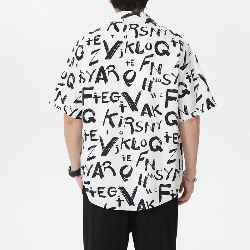 WKOOG Shirts Unisex Cool Letter-6