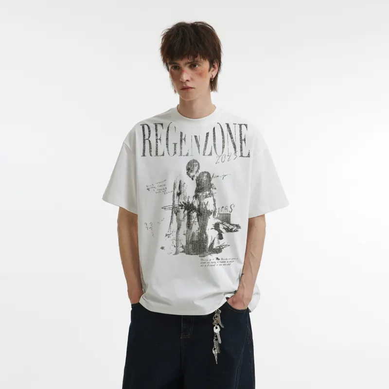 WKOOG T Shirts Unisex White-3