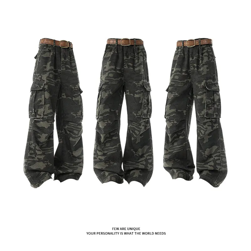 WKOOG Jeans Unisex Camouflage-5