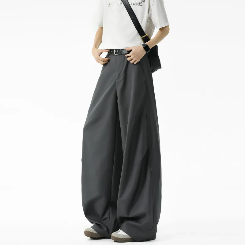 WKOOG Casual Pants Unisex Gray-4