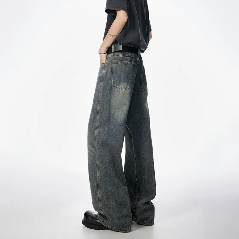 WKOOG Jeans Unisex Vintage Blue-2