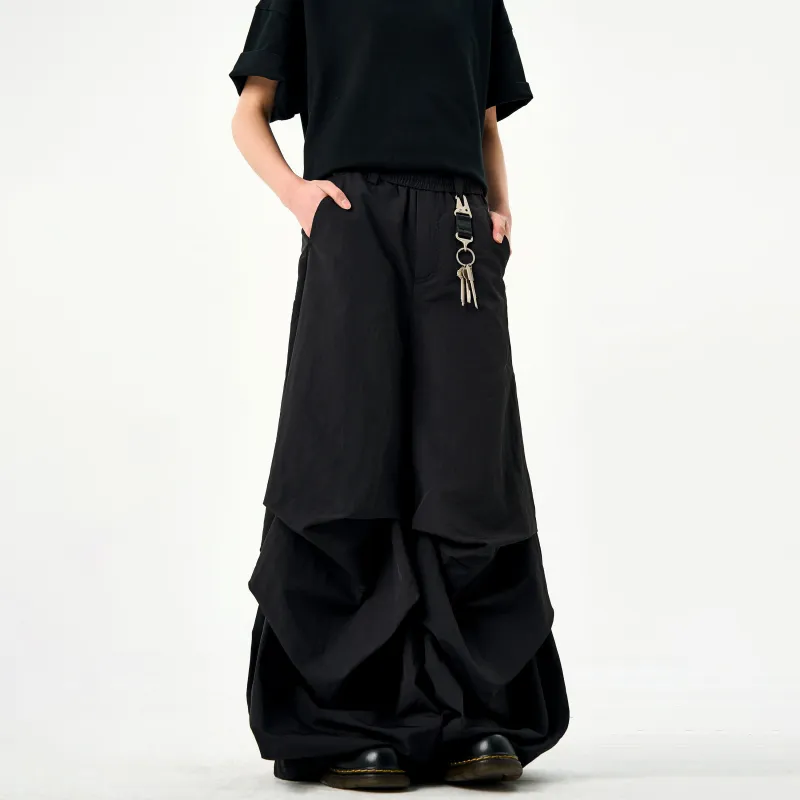 WKOOG Casual Pants Unisex Black-1