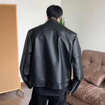 WKOOG Leather Jackets Unisex