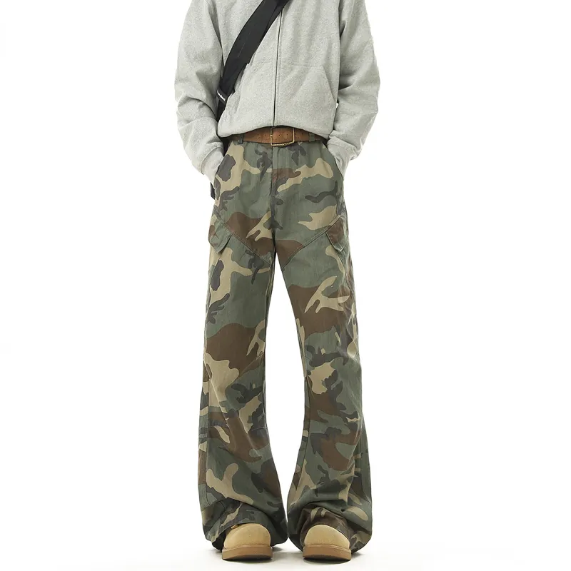 WKOOG Casual Pants Unisex Camouflage-2