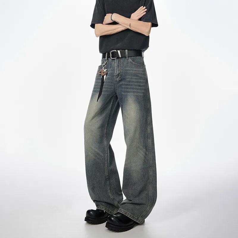 WKOOG Jeans Unisex Vintage Blue-5