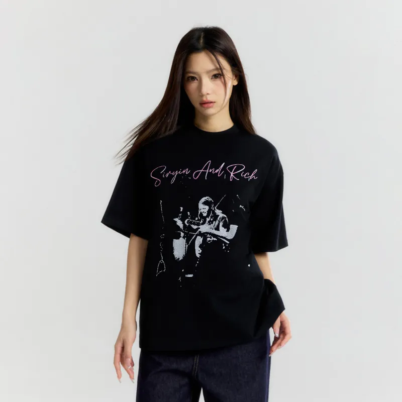 WKOOG T Shirts Unisex Black-5