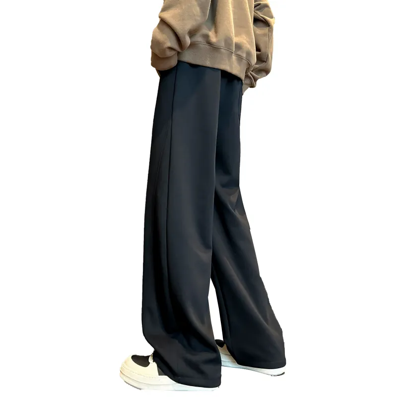WKOOG Casual Pants Unisex Black-5