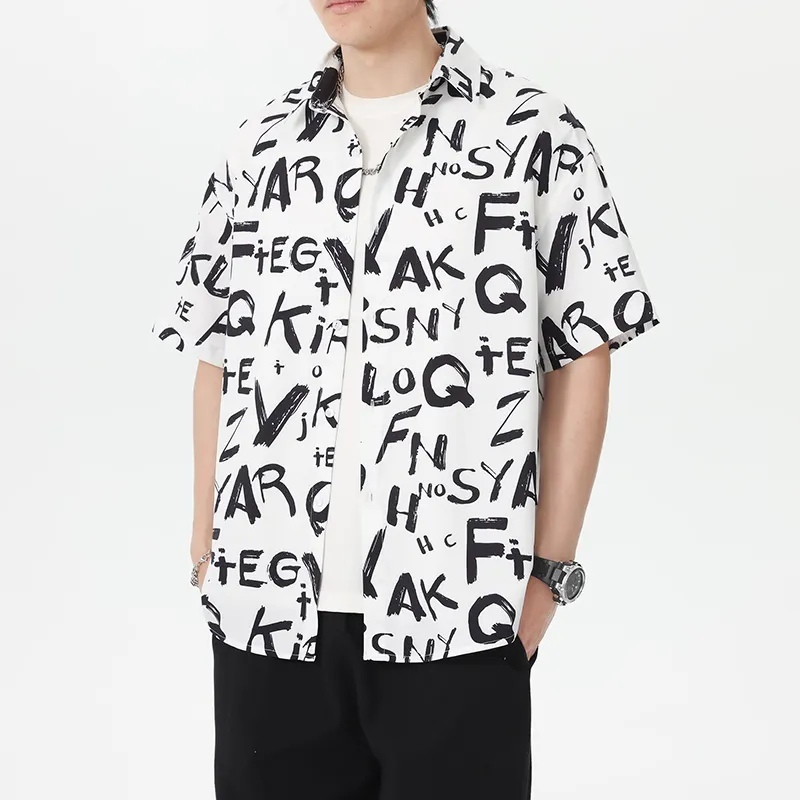 WKOOG Shirts Unisex Cool Letter-2