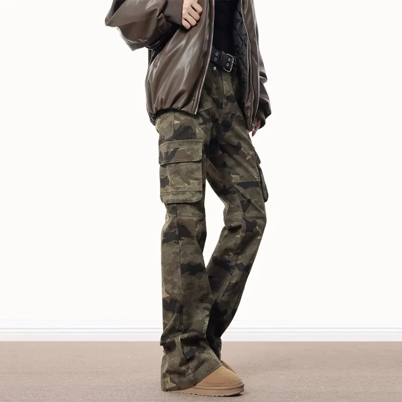 PAINT STAIN Jeans Unisex Camouflage-2