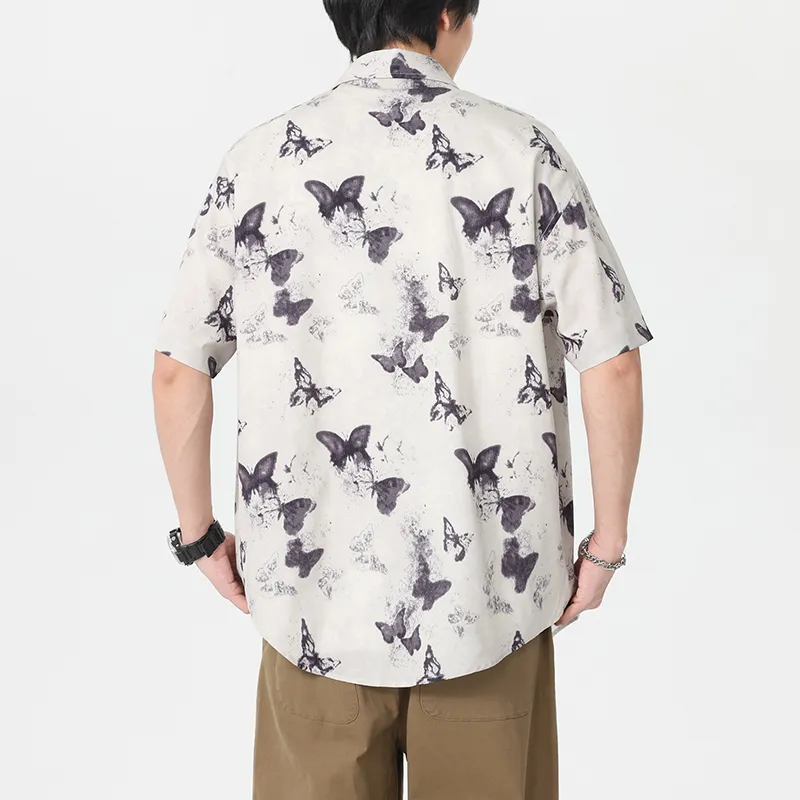 WKOOG Shirts Unisex Ink Butterfly Dancing Lightly-6