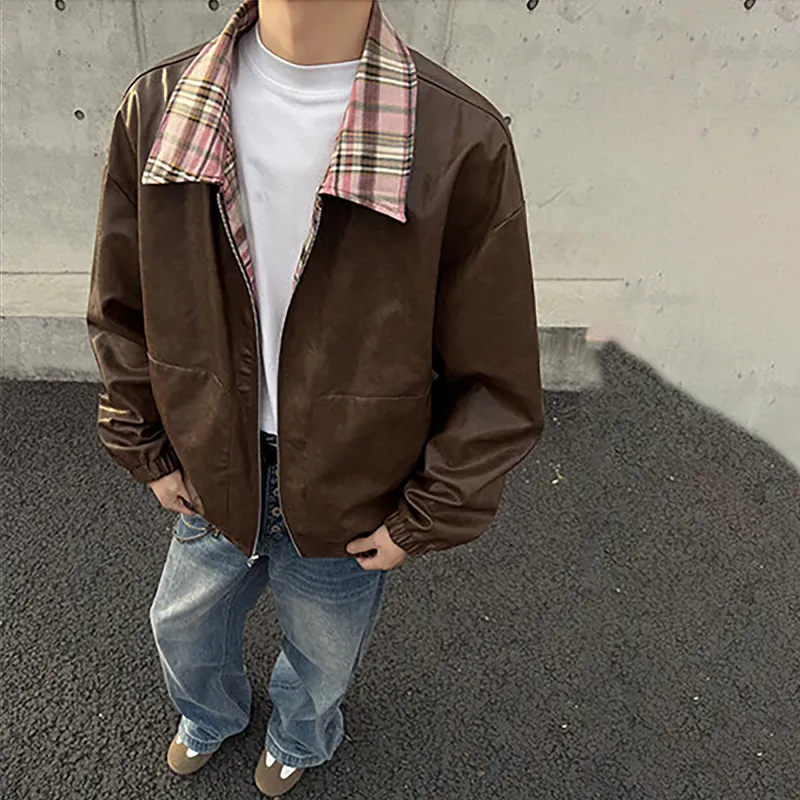WKOOG Leather Jackets Unisex-4