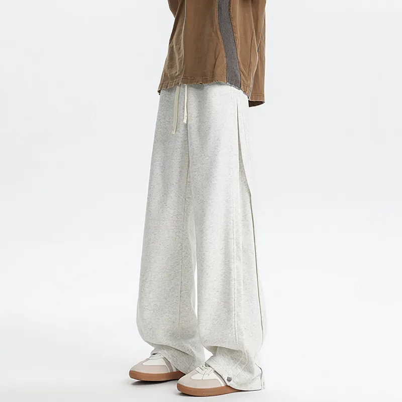 WKOOG Casual Pants Unisex Navy Blue-15