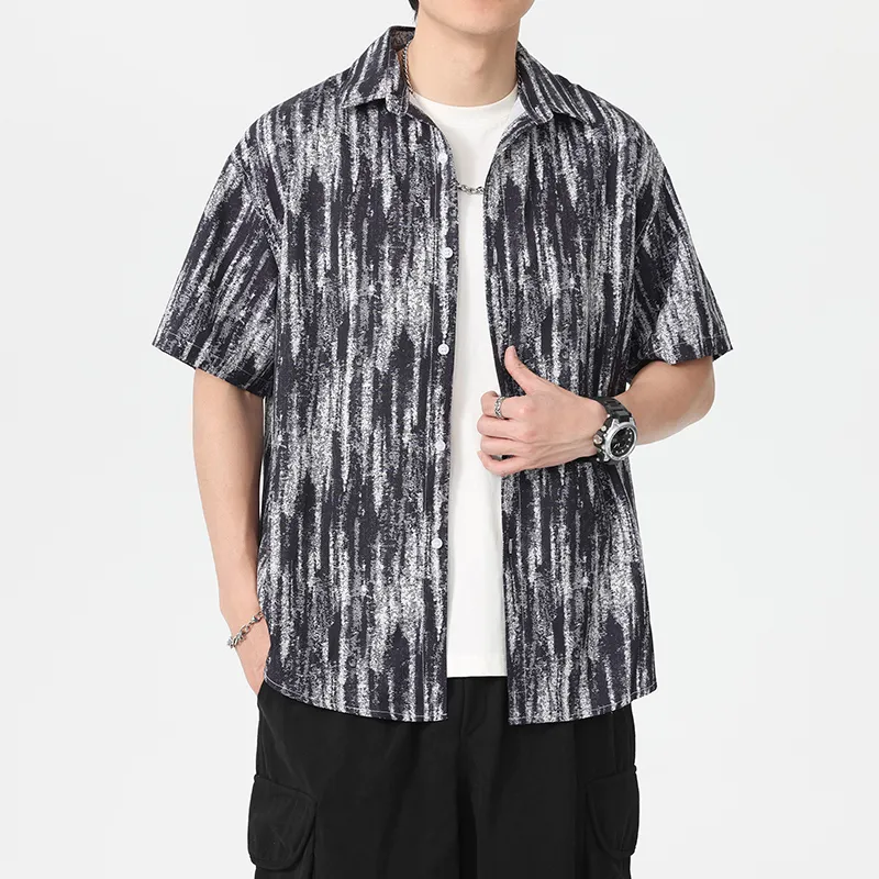 WKOOG Shirts Unisex Ink Shadow Flowing Vein-4