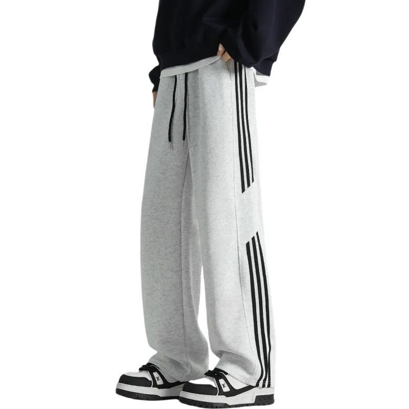 WKOOG Casual Pants Unisex Heather Gray-4