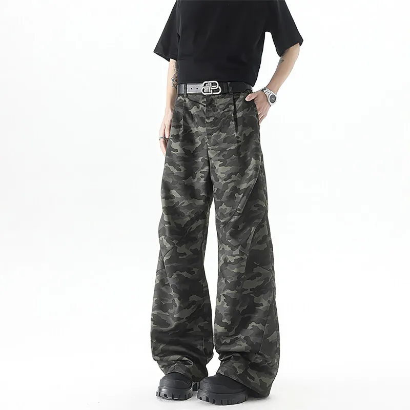WKOOG Casual Pants Unisex Camouflage-2