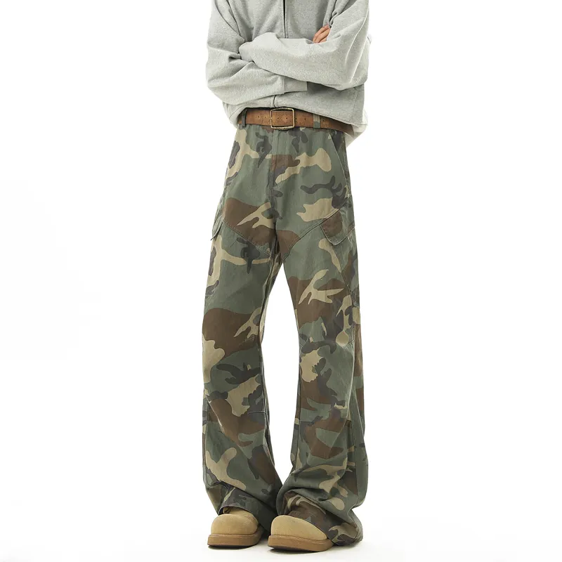 WKOOG Casual Pants Unisex Camouflage-3