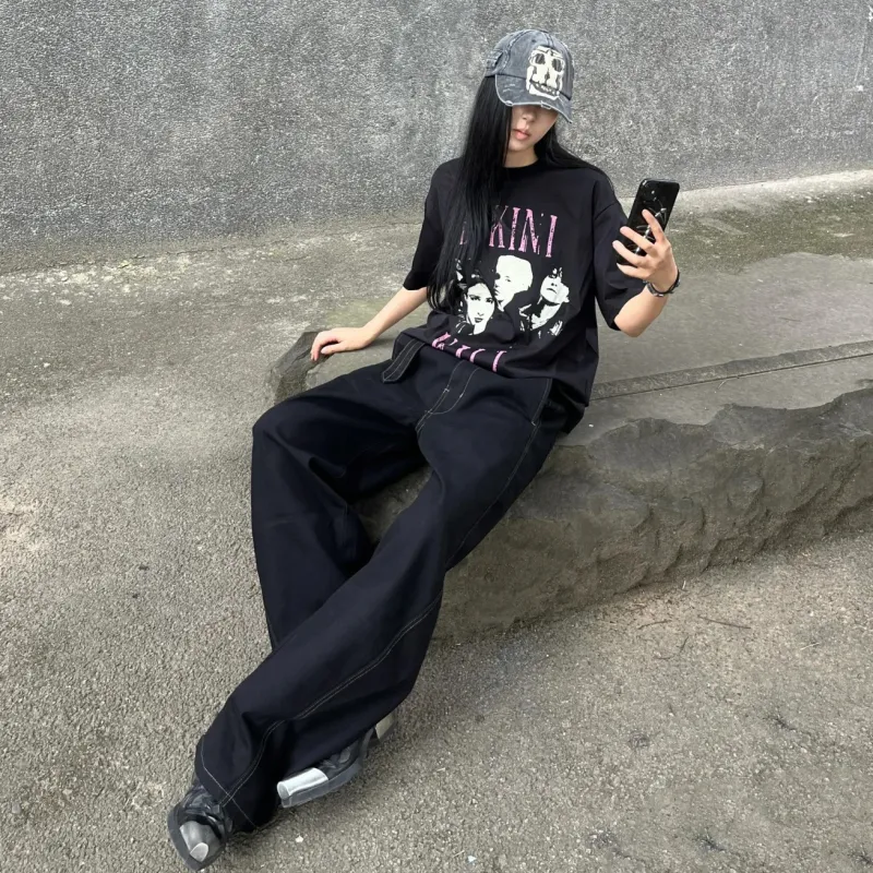 WKOOG T-Shirts Unisex Black-4