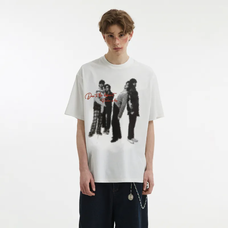 WKOOG T Shirts Unisex White-1