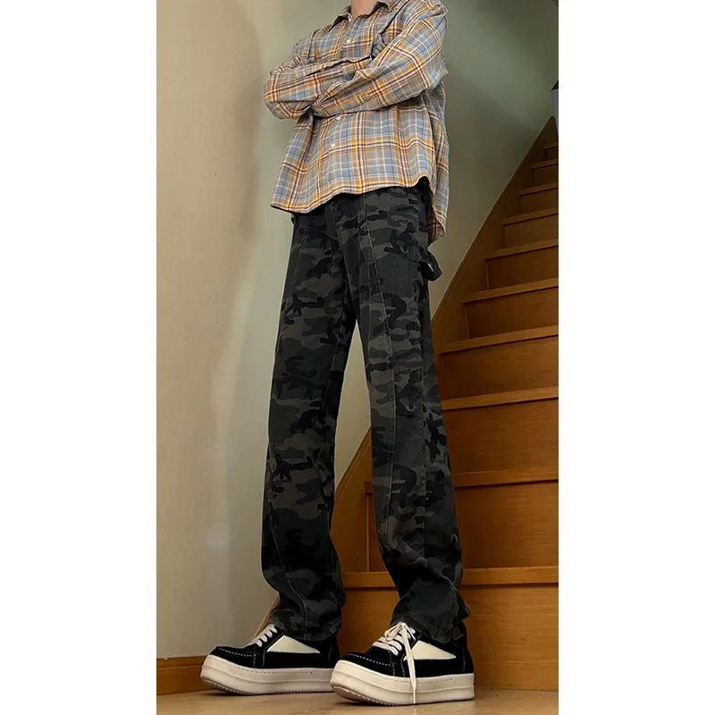 WKOOG Jeans Unisex Camouflage-3