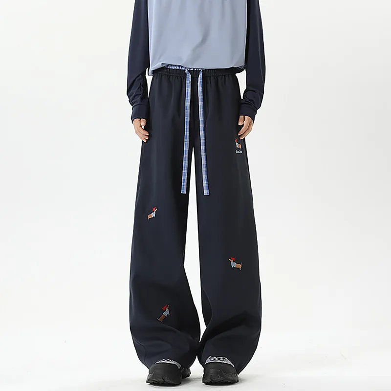 PANDA ADEVIL Teenagers Loose Fit Straight Fit Casual Sports Pants Unisex-2