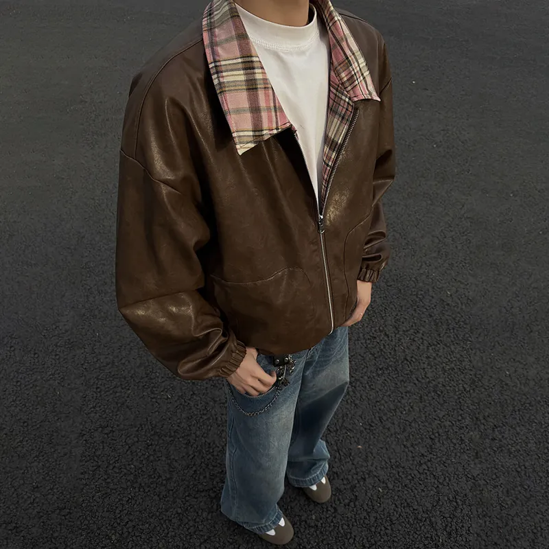 WKOOG Leather Jackets Unisex-3