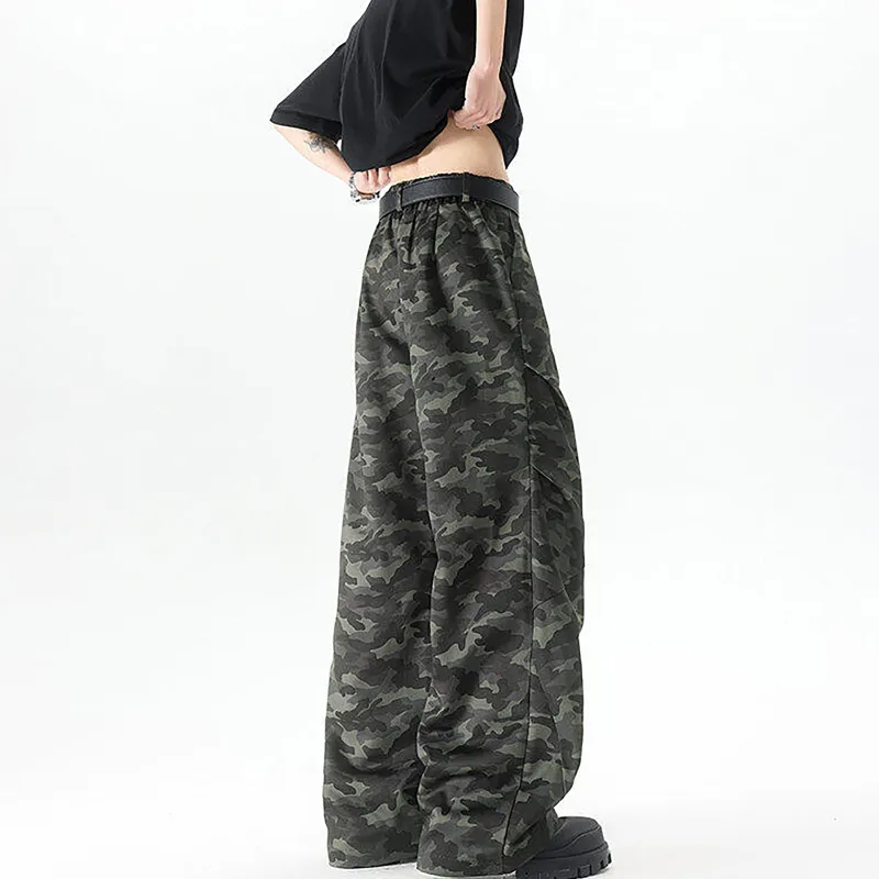WKOOG Casual Pants Unisex Camouflage-1