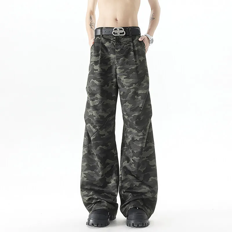 WKOOG Casual Pants Unisex Camouflage-5