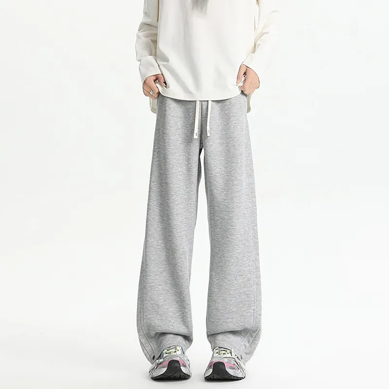 WKOOG Casual Pants Unisex Navy Blue-8