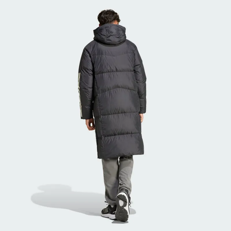 Adidas Down Jacket Unisex Black, Comes With Necklace-3