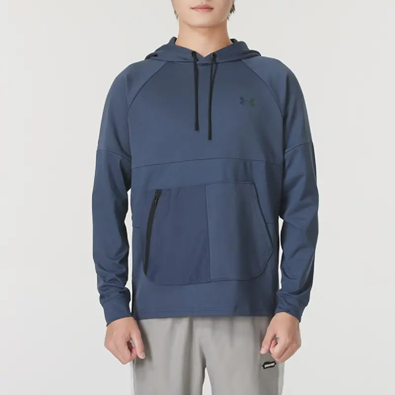 Under Armour Sweatshirt Unisex Dark Blue Includes Shopping Bag-3