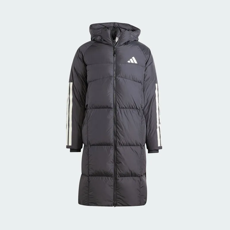 Adidas Down Jacket Unisex Black, Comes With Necklace-2