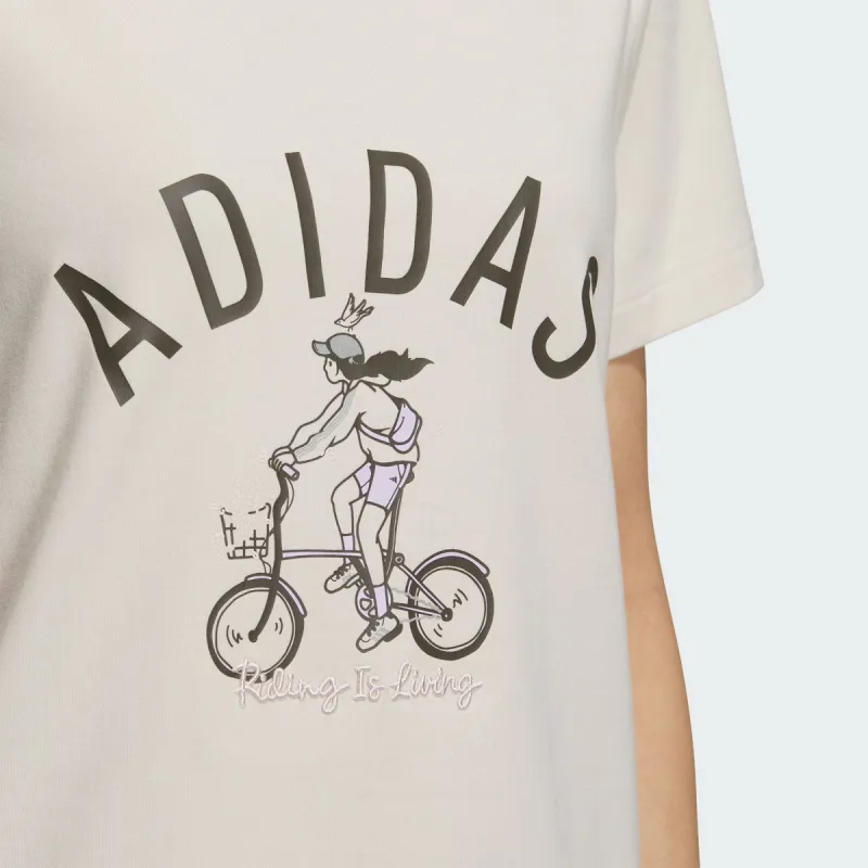 Adidas T-Shirt Women's Light Gray Shopping Bag Included-3