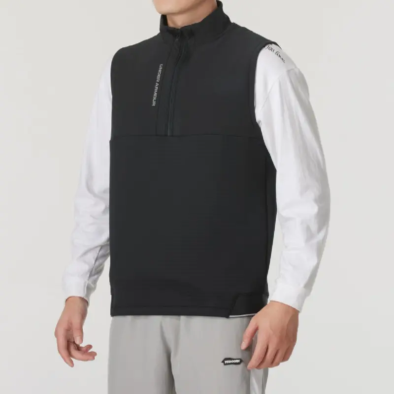 Under Armour Vest Unisex Black Shopping Bag Included-6