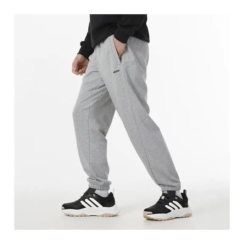 Adidas Knitted Sweatpants Men Gray-4