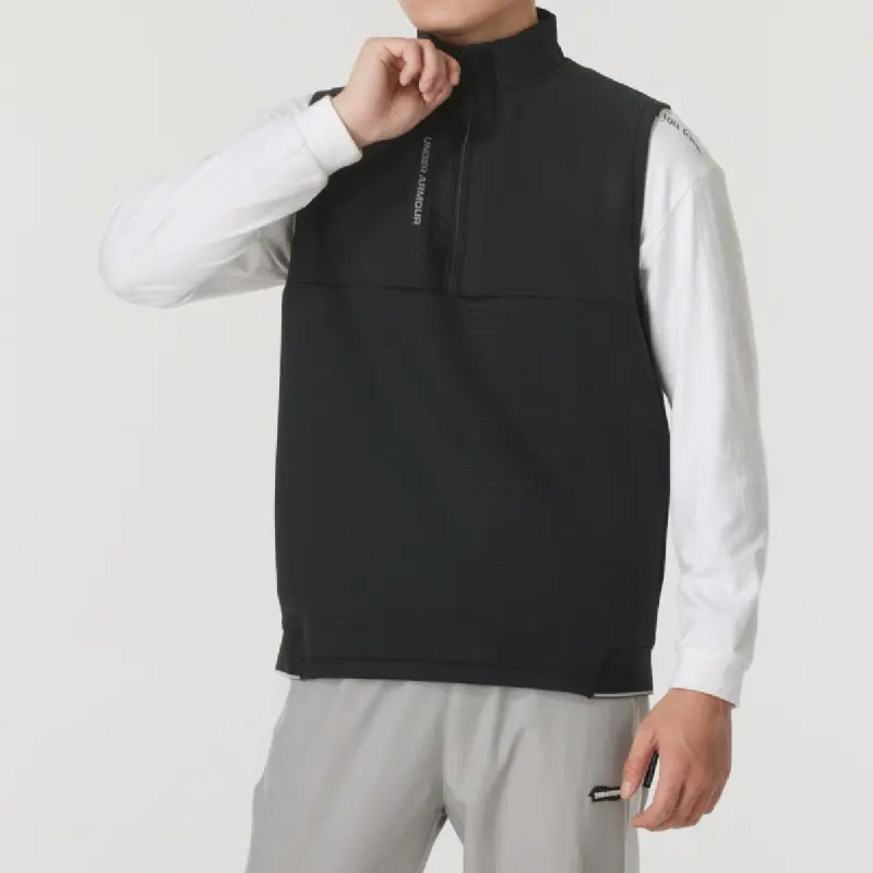 Under Armour Vest Unisex Black Shopping Bag Included-5