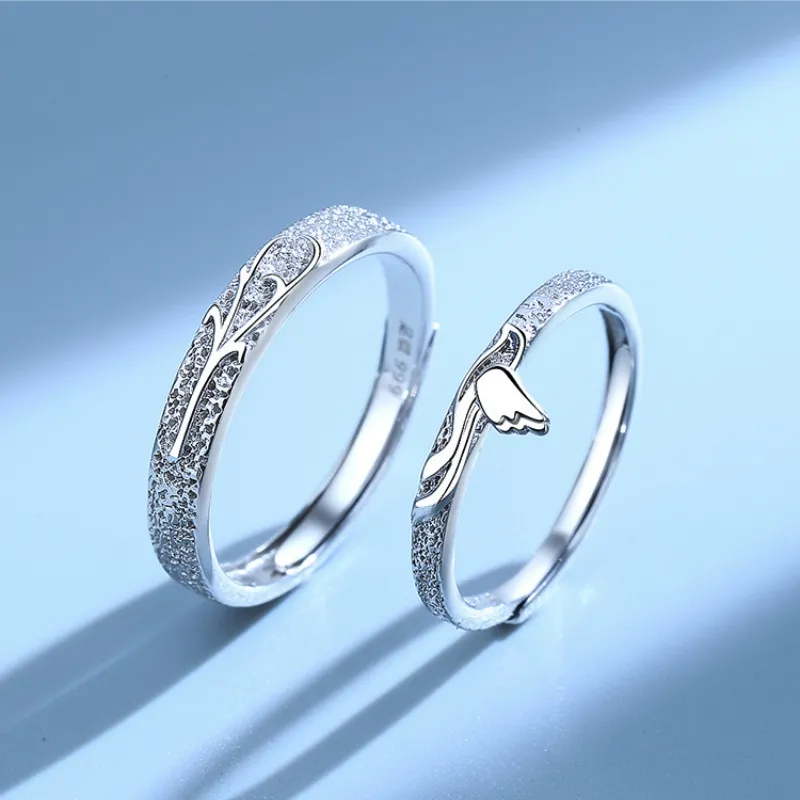 Golden Kite S999 Fine Silver Rings Unisex-5
