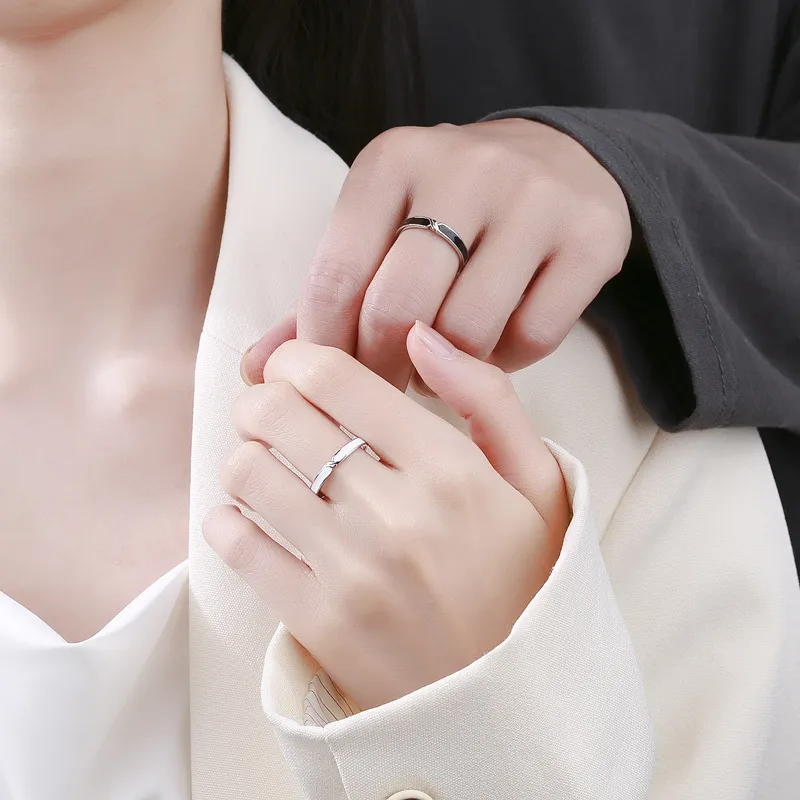 Golden Kite S999 Fine Silver Rings Unisex-9