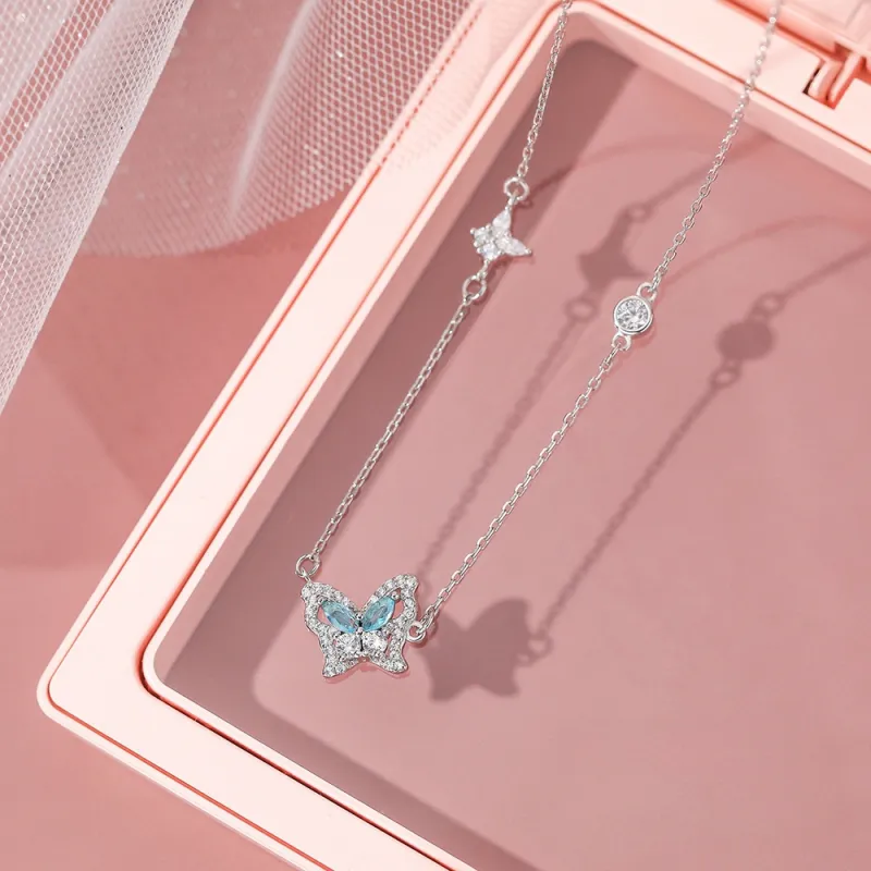 Golden Kite S925 Silver Necklaces Women's-1