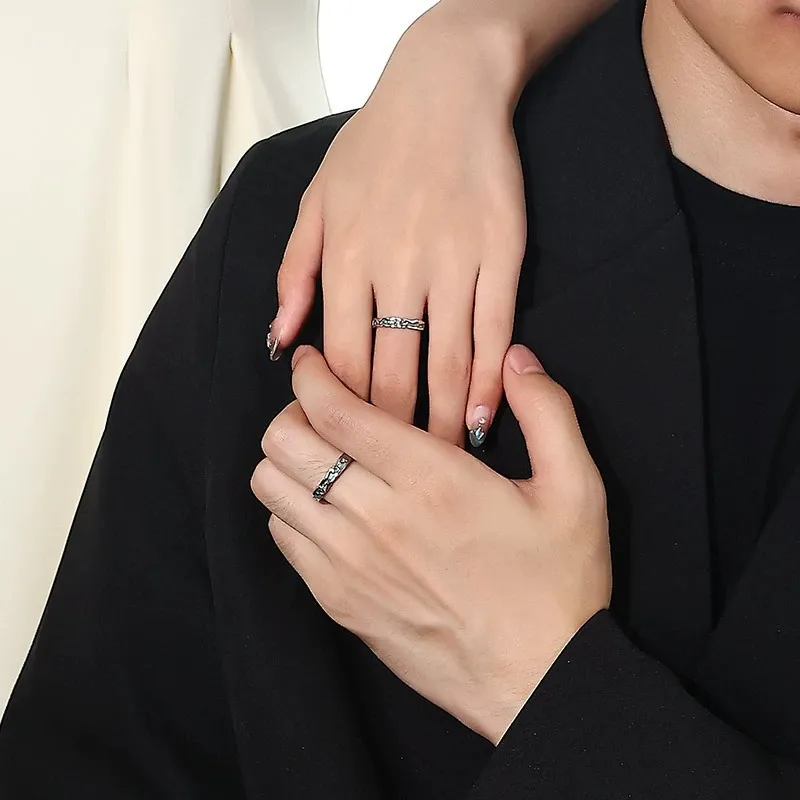 Golden Kite S925 Silver Rings Unisex-7