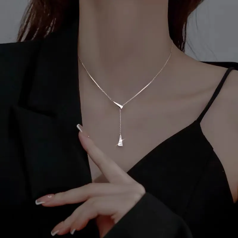 Golden Kite S925 Silver Necklaces Women's-3