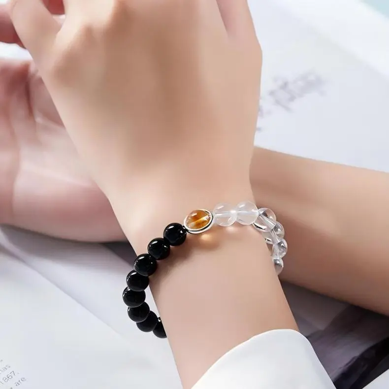 Golden Kite Crystal Jade Bracelets Unisex-4