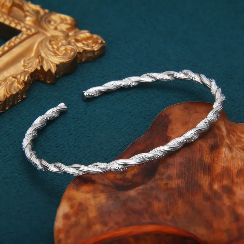 Golden Kite S925 Silver Bangles Women's-3