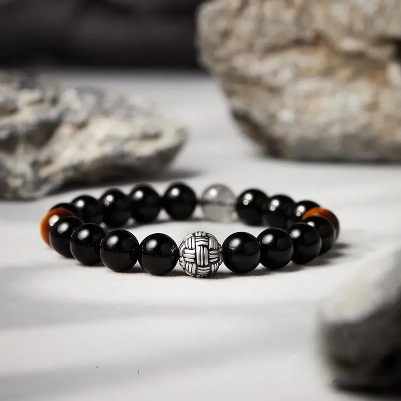 Golden Kite Obsidian Bracelets Men's-1